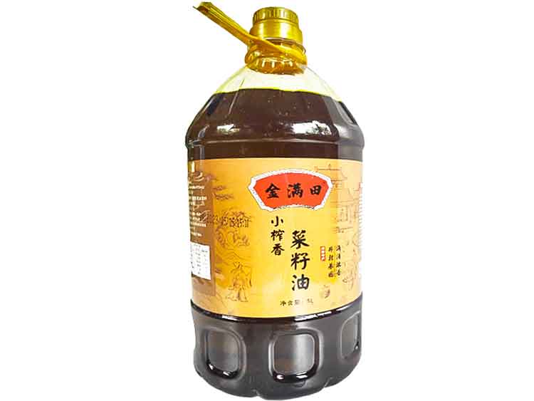金滿田小榨香菜籽油5L