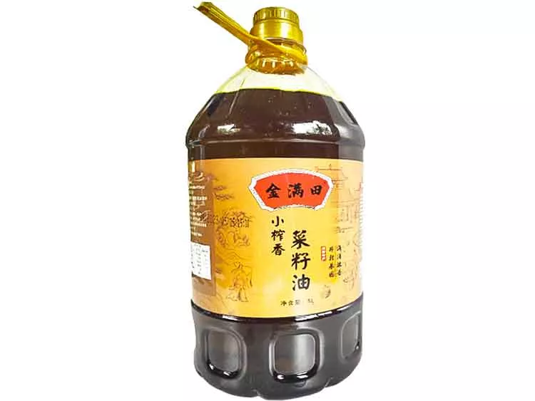 金滿(mǎn)田小榨香菜籽油5L